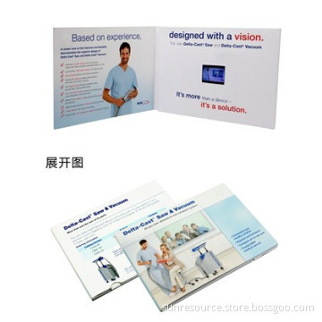 Video Greeting Card, 1.5-Inch LCD Video Card, Video Card for Business Promotion, Promotional Video Card